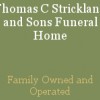 Strickland Thomas C Funeral Home & Sons