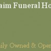 Swaim Funeral Home