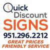 Quick Discount Signs