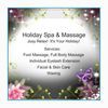 Holiday Spa & Massage