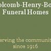 Holcomb-Henry-Boom Funeral Homes & Cremation Srvcs