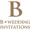 B Wedding Invitations