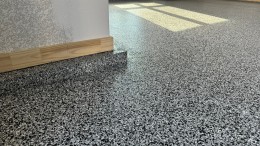 Garage floor coating